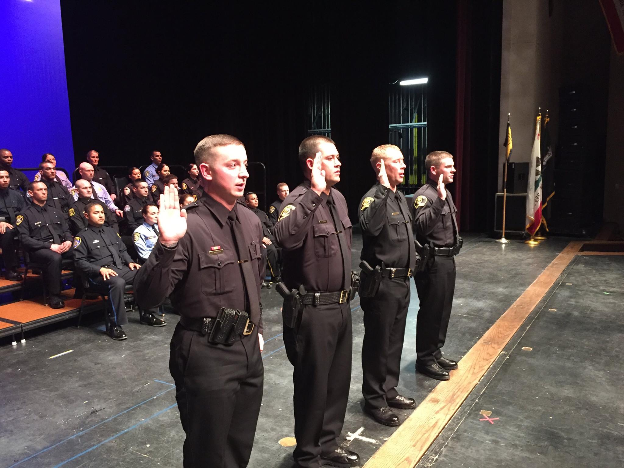 Recruits being Sworn in Photo Recruits being Sworn in Photo