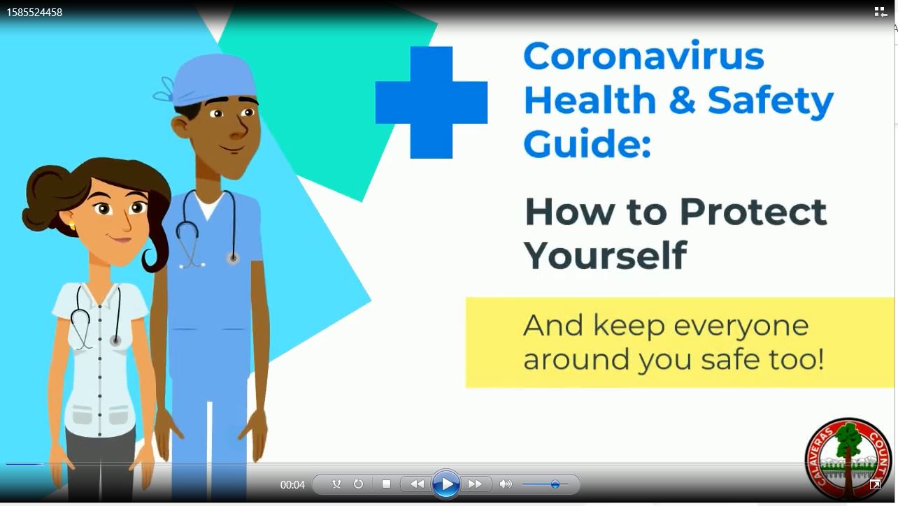 Coronavirus safety guide image